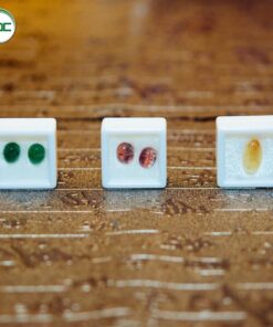 Combo 20 hộp đựng đá quý cao cấp màu trắng màu đen size 3cm