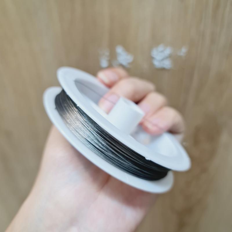 Cuộn Dây Kẽm Làm Mồi Để Xỏ Chuỗi 0,35mm dài khoảng 50 mét Cuộn Dây Kẽm Làm Mồi Để Xỏ Chuỗi 0,35mm dài khoảng 50 mét - Ảnh 4