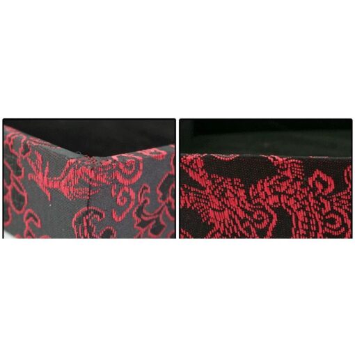 Khay gấm đen viền đỏ trưng bày phụ kiện, trang sức size 24x35