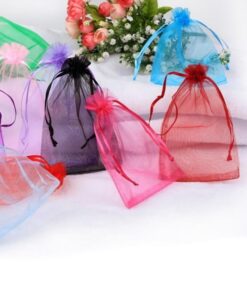 10 Túi Rút Lưới Voan Size 10x15cm Đựng Quà Đựng Trang Sức Mỹ Phẩm