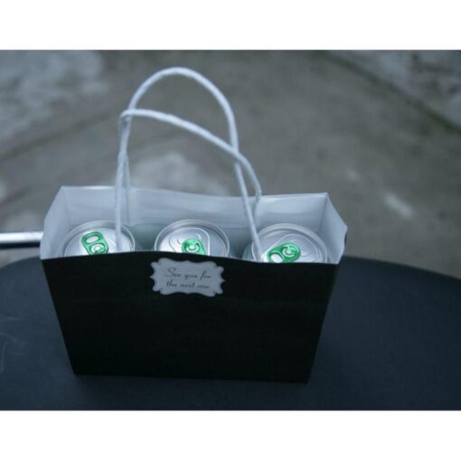 10 túi quai giấy Kraft mẫu 6 đựng phụ kiện thời trang size 19x14,5x7 cm