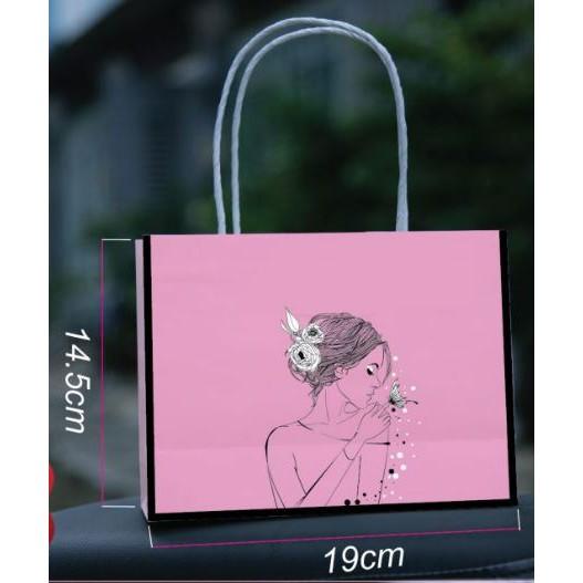 100 túi quai giấy Kraft mẫu 6 đựng phụ kiện thời trang size 19x14,5x7 cm 100 túi quai giấy Kraft mẫu 6 đựng phụ kiện thời trang size 19x14,5x7 cm - Ảnh 3
