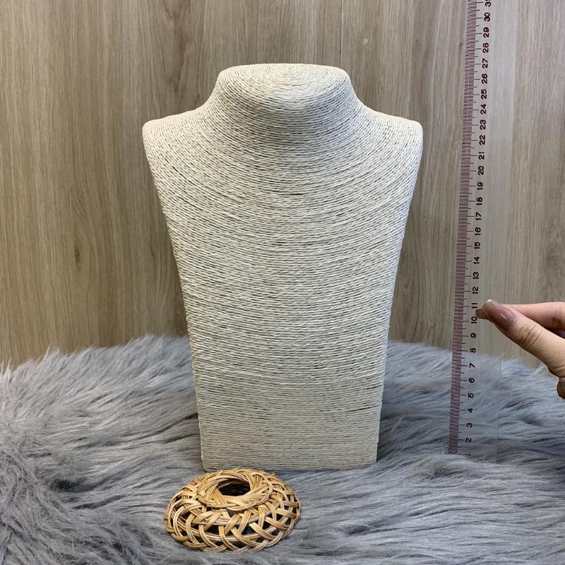 Tượng cổ bằng vải bố trưng bày dây chuyền dây đeo cổ HÀNG CAO CẤP Tượng cổ bằng vải bố trưng bày dây chuyền dây đeo cổ HÀNG CAO CẤP - Ảnh 3