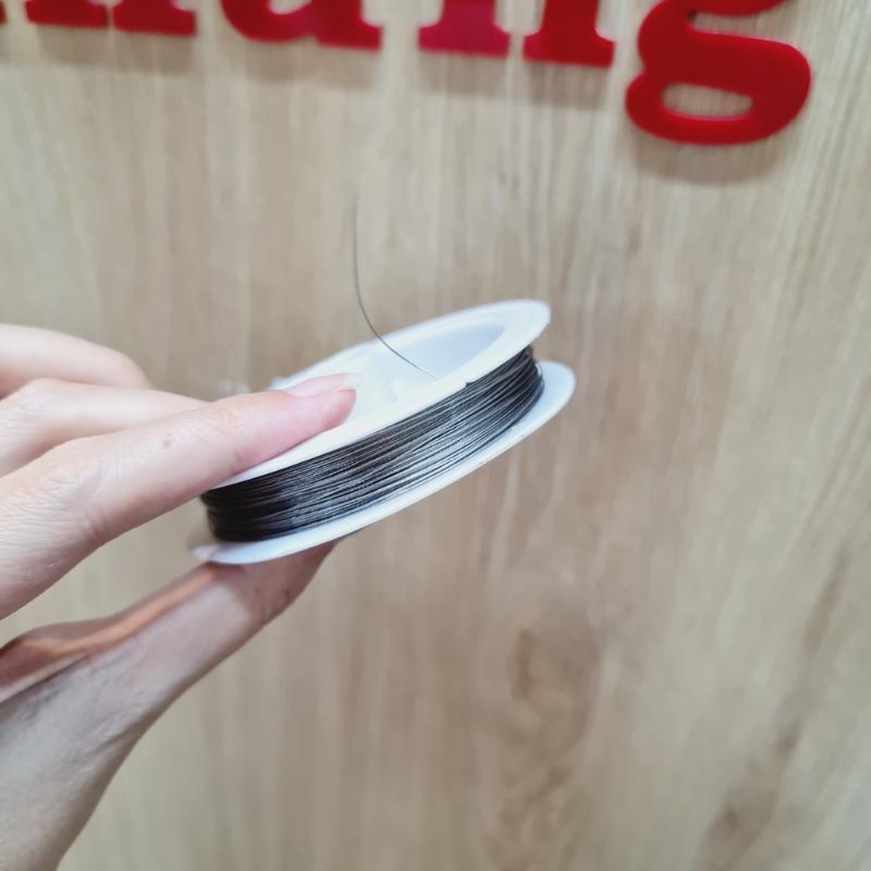 Cuộn Dây Kẽm Làm Mồi Để Xỏ Chuỗi 0,35mm dài khoảng 50 mét Cuộn Dây Kẽm Làm Mồi Để Xỏ Chuỗi 0,35mm dài khoảng 50 mét - Ảnh 5