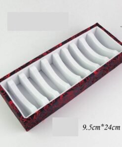 Khay đựng vòng cẩm thạch trưng bày họa tiết thổ cẩm vòng bản liền size 24x35cm 10 - 20 - 40 Ô