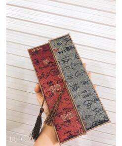 Hộp gấm đựng dây chuyền chuỗi dây đeo cổ sang trọng 25x6.5x3.8cm
