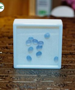 Hộp đựng đá quý cao cấp màu trắng màu đen size 6cm - Combo 10 hộp