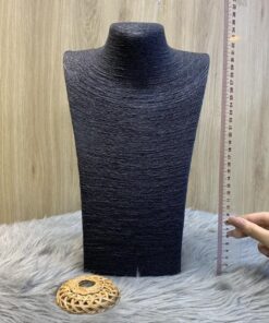 Cổ manocanh trưng bày dây chuyền vải bố cao cấp có 3 kích thước (Cao, Trung, Nhỏ)