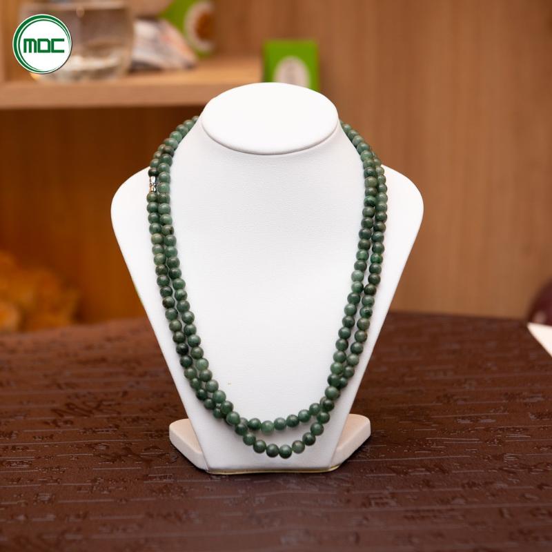 Tượng cổ da trưng bày dây chuyền trưng bày trang sức màu đen màu đỏ màu trắng cao 20cm (cỡ trung) Tượng cổ da trưng bày dây chuyền trưng bày trang sức màu đen màu đỏ màu trắng cao 20cm (cỡ trung) - Ảnh 2