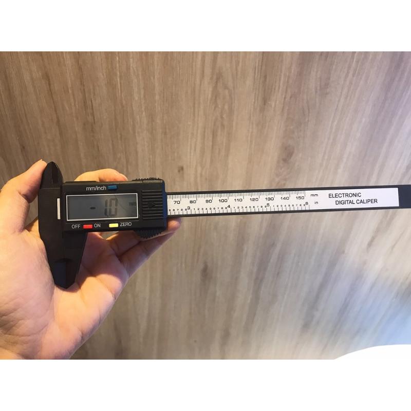 Thước đo điện tử đo tối đa 15cm dùng để đo bản vòng li nhẫn, li chuỗi đá Thước đo điện tử đo tối đa 15cm dùng để đo bản vòng li nhẫn, li chuỗi đá - Ảnh 7