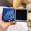 hộp đựng nhẫn đựng bông tai in hình hoa sen cao cấp size 4,5x4,5x3,5cm hộp đựng nhẫn đựng bông tai in hình hoa sen cao cấp size 4,5x4,5x3,5cm