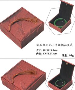 Hộp Đựng Trang Sức Chất Liệu Gấm Lụa Bóng Cao Cấp Đẹp Mắt - Ảnh 7